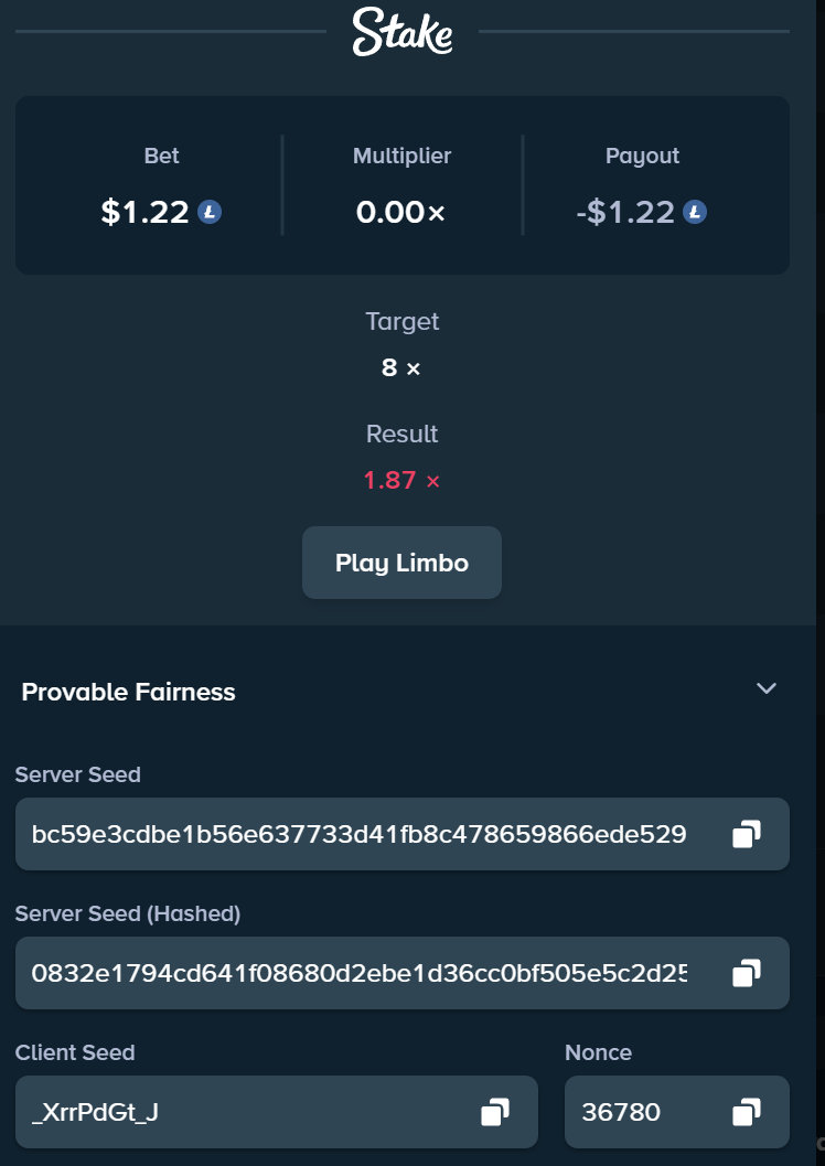 Copying seeds from Stake