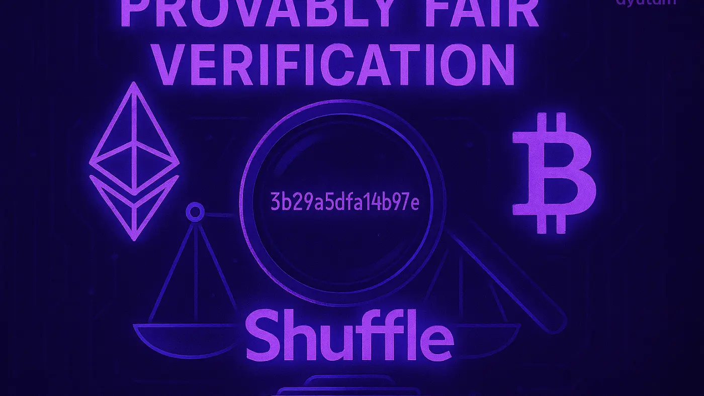 Verifying Shuffle.com Game Results with Dyutam’s Provably Fair Verifiers