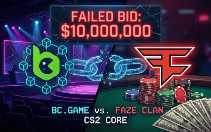 BC.Game Reveals Failed $10 Million Bid for FaZe Clan CS2 Core