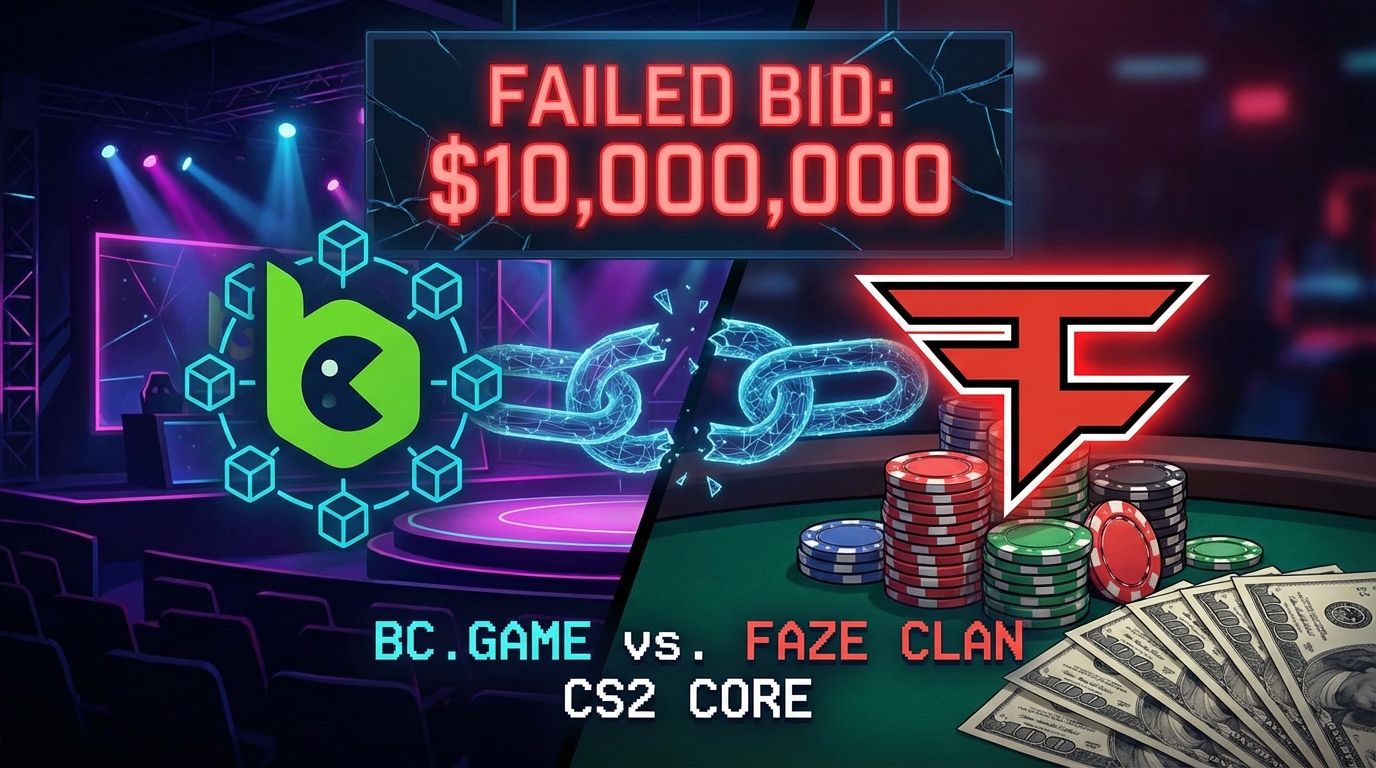BC.Game Reveals Failed $10 Million Bid for FaZe Clan CS2 Core