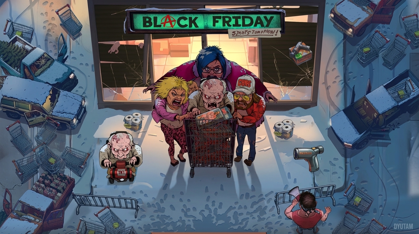 Black Friday Slot: Shady Lady’s Satirical Shopping Showdown