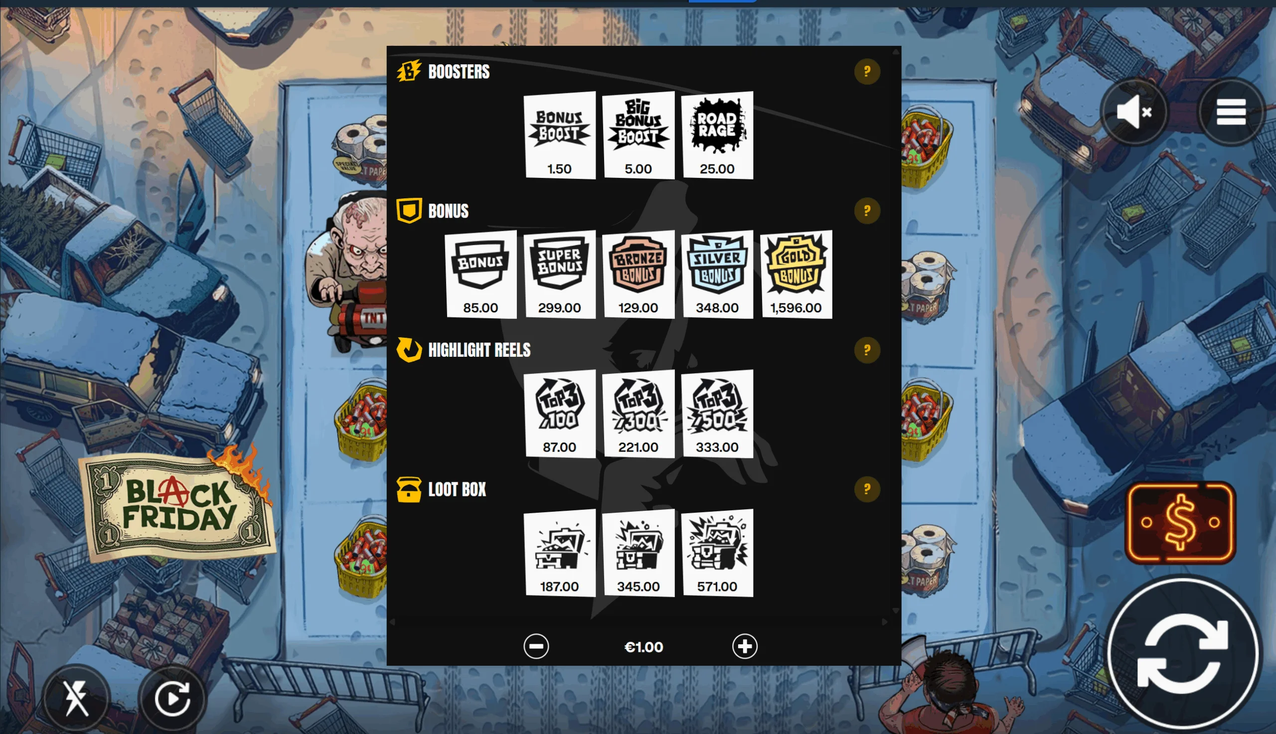 black friday shady lady slot bonus rounds