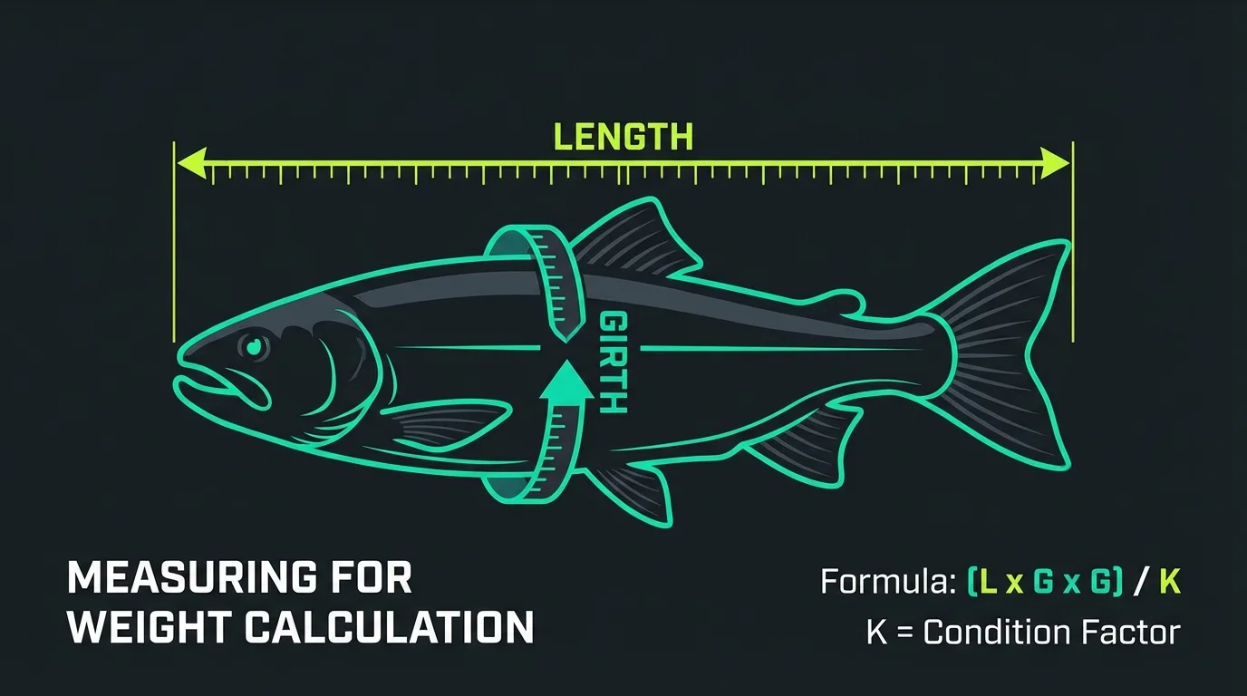 How to Measure Fish Length and Girth for Weight Calculation