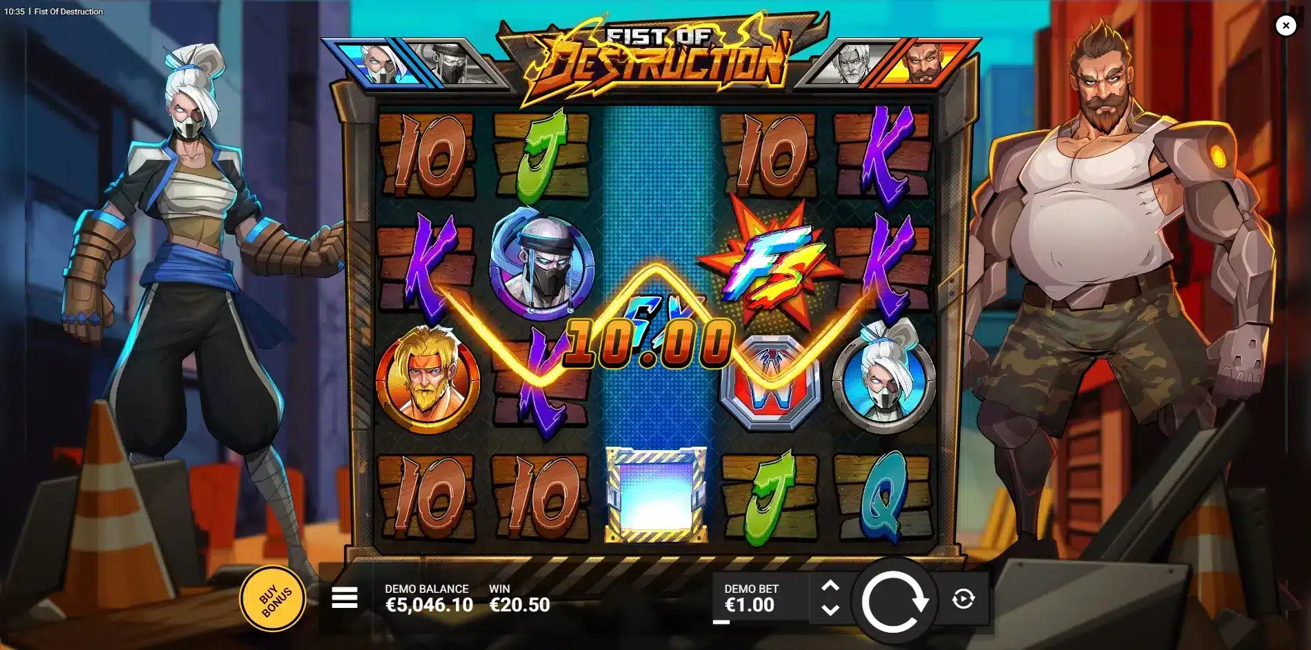 Fist of Destruction Feature