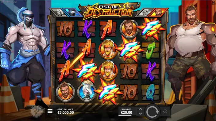 Fist of Destruction Free Spins