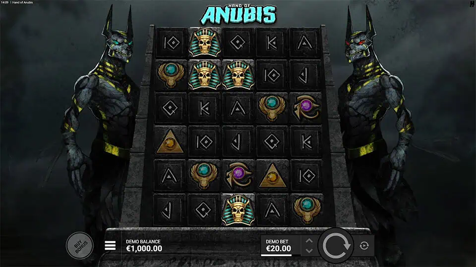 Hand of Anubis Free Spins