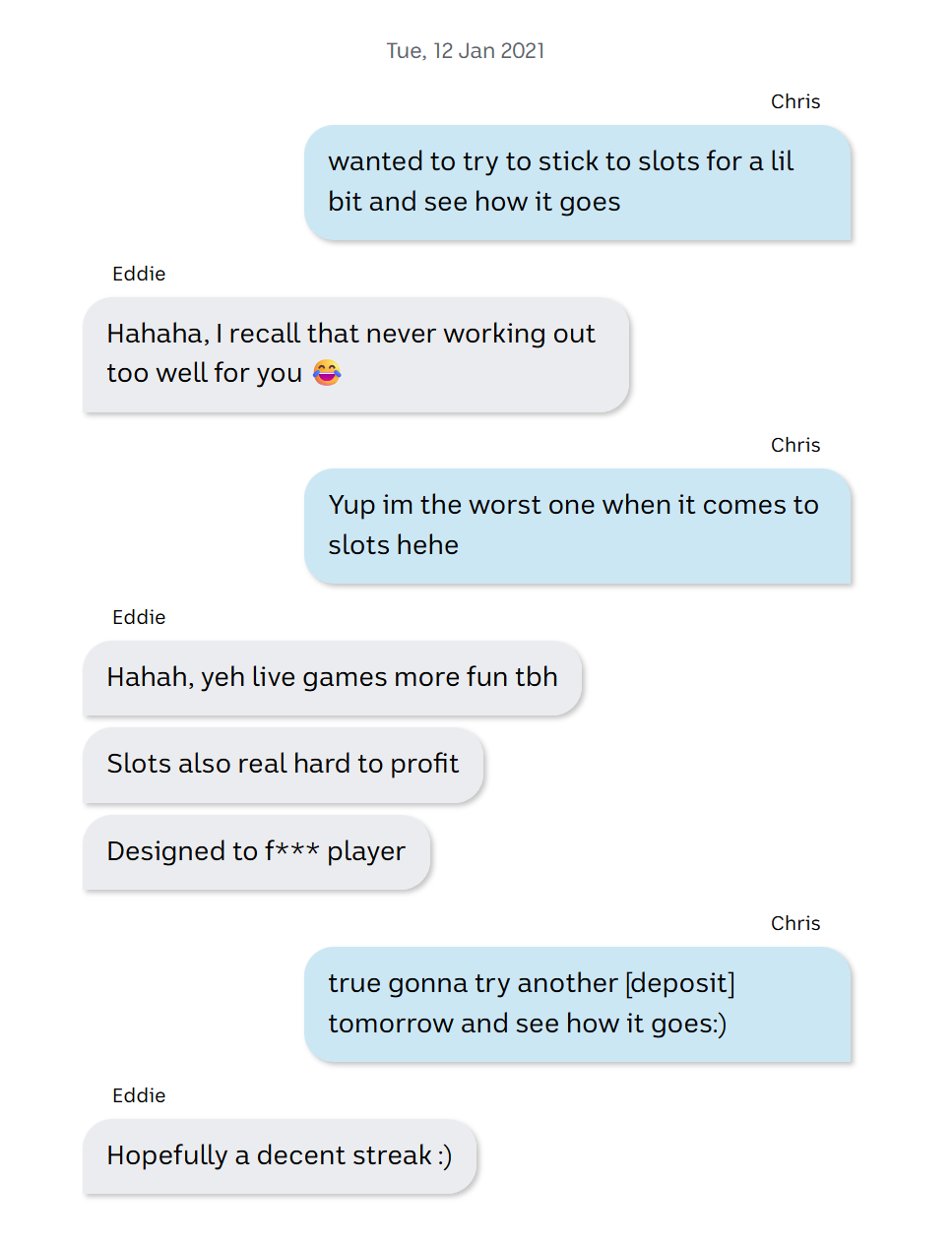 Ed craven mentioning that slots are designed to f*** players