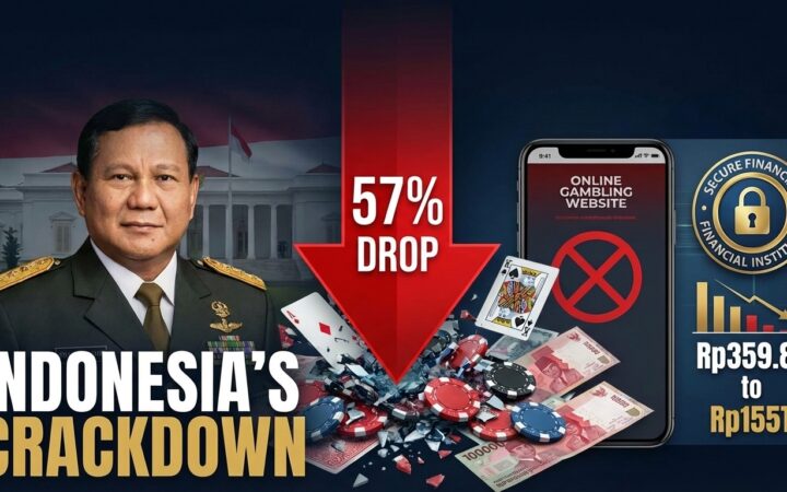 Indonesia’s Online Gambling Transactions Drop 57% as Government Crackdown Shows Results