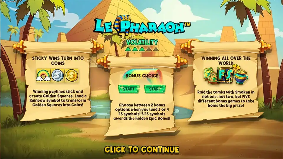 Le Pharaoh Features
