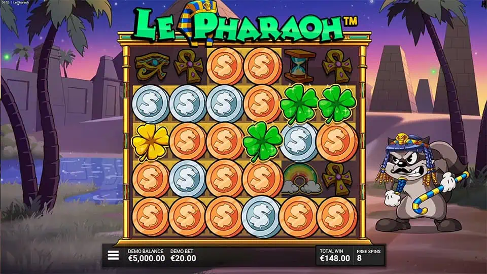 Le Pharaoh Rainbow Feature