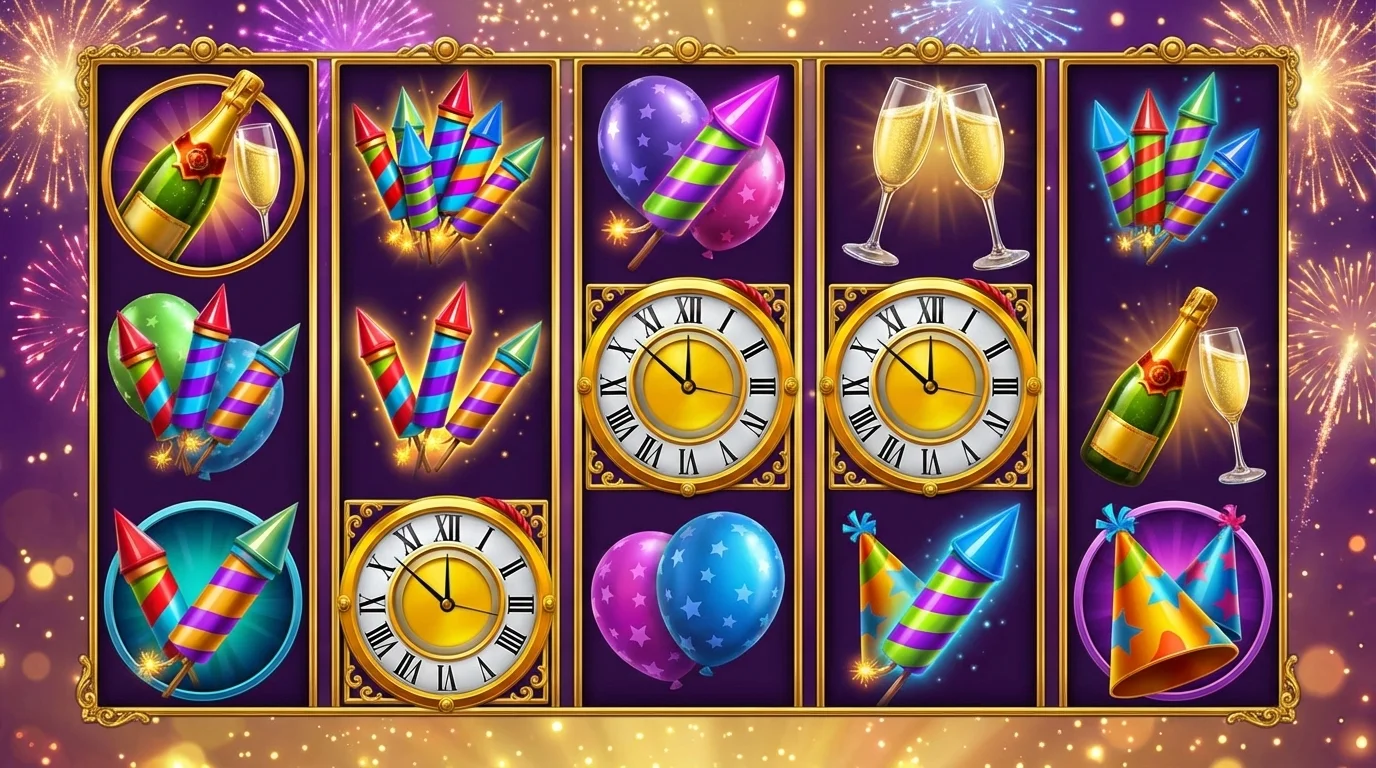 New Year's Eve Fortune 2 Spinomenal: New Years Eve Fortune 2 slot game reels