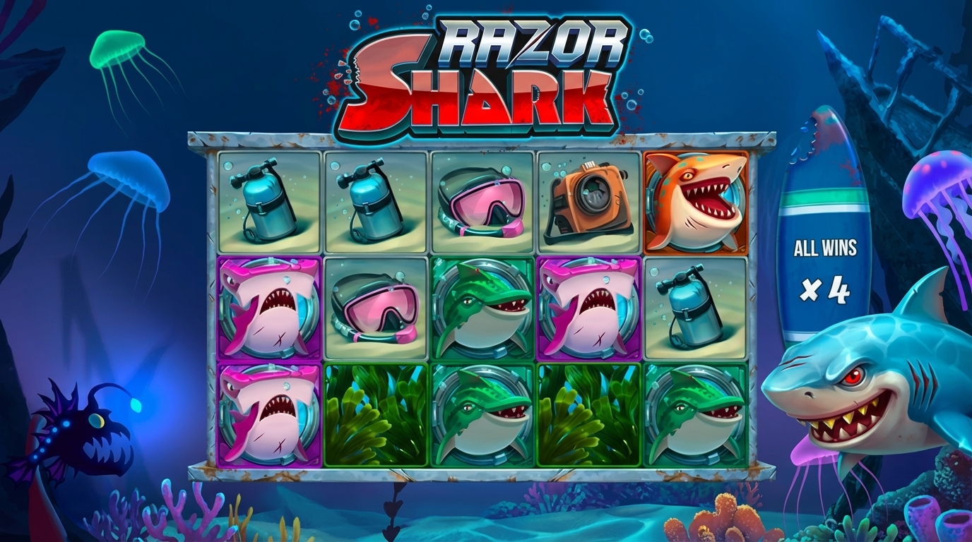 Razor Shark Slot Review: Where Ocean Depths Hide Multipliers and Mystery Stacks