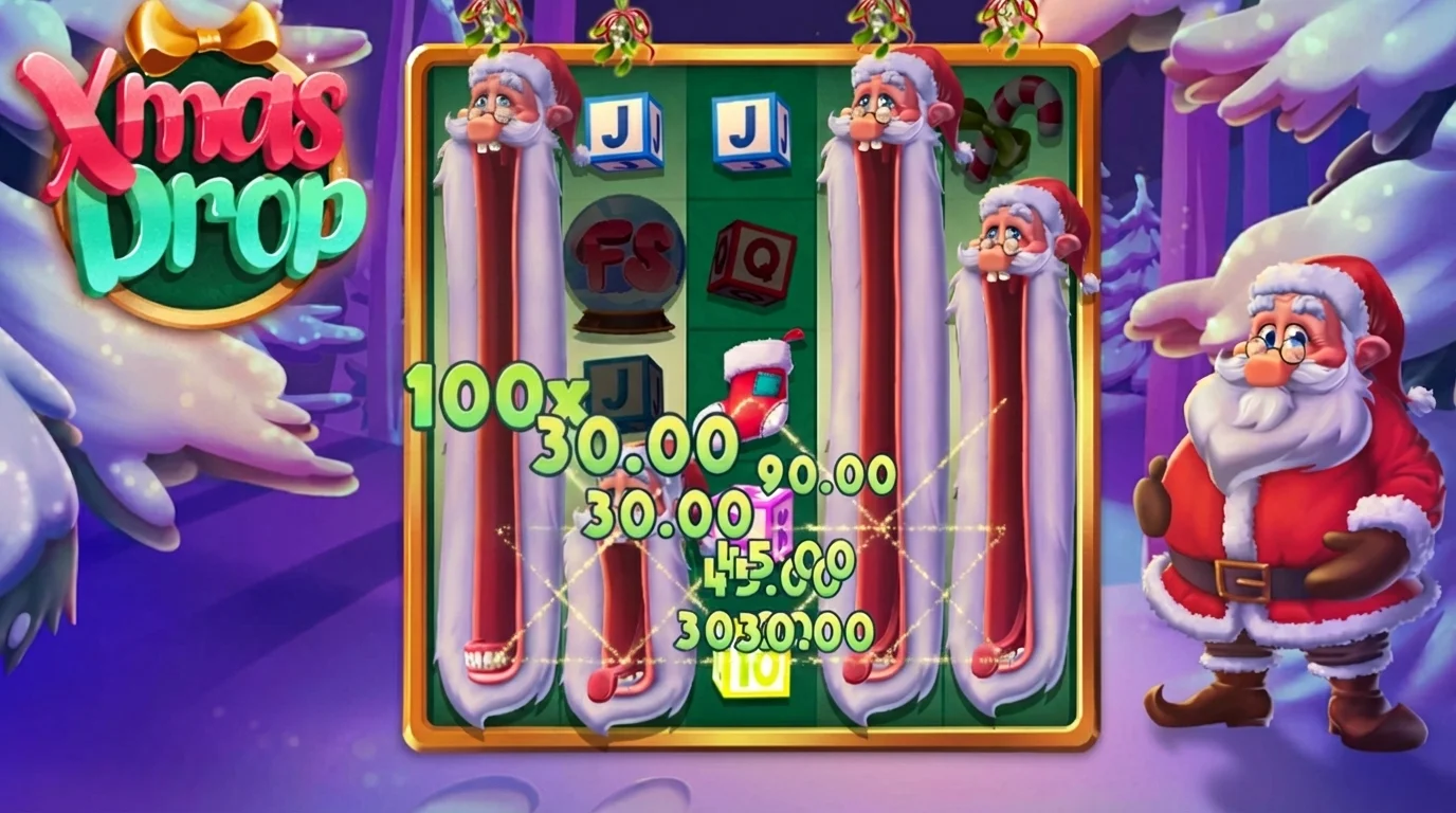 xmas drop 100x max win on hacksaw gaming slot