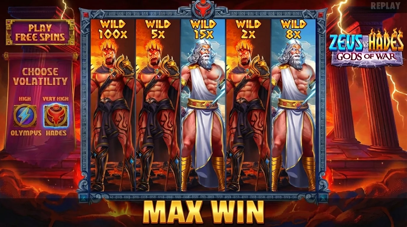 zeus vs hades gods of war max win