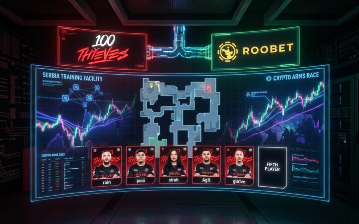 100 Thieves Roobet Unveils CS2 Roster as Crypto Casino Esports Arms Race Heats Up
