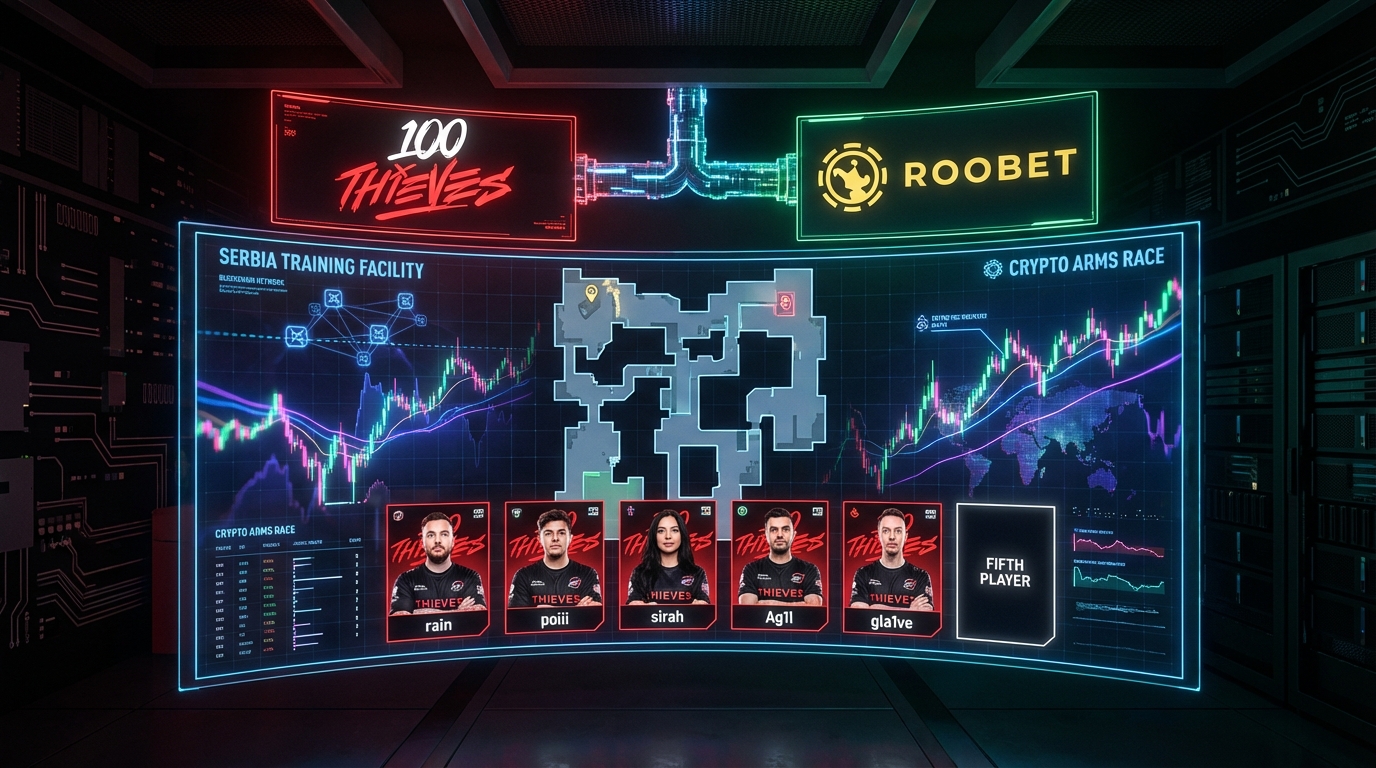 100 Thieves Roobet Unveils CS2 Roster as Crypto Casino Esports Arms Race Heats Up
