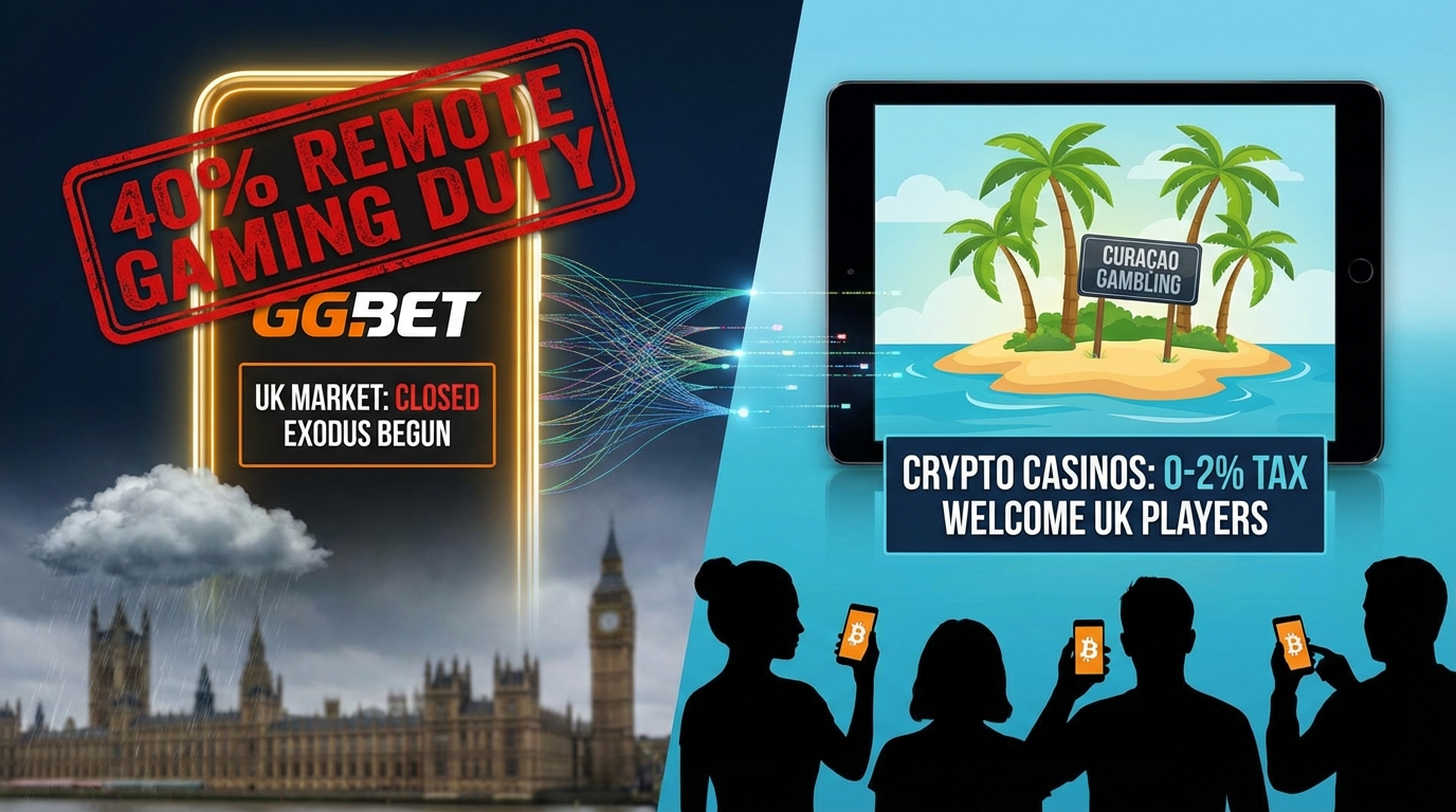 GG.Bet Exits UK Market as 40% Tax Sparks Operator Exodus