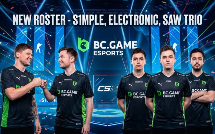 BC.Game Esports Signs s1mple, electroNic + SAW Trio in Blockbuster CS2 Move