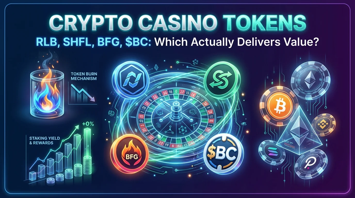 Crypto casino tokens RLB SHFL BFG BC comparison guide