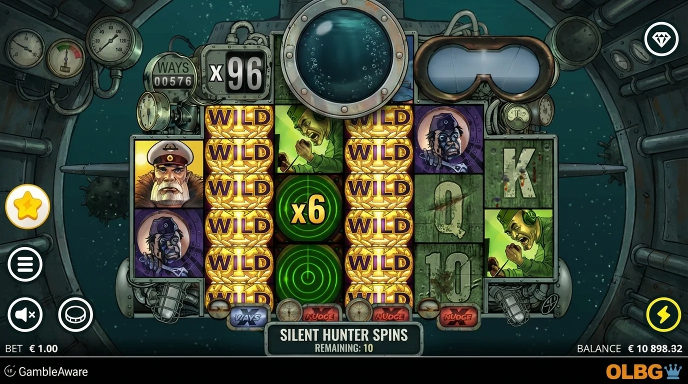 Das xBoot 2wei slot Silent Hunter Spins bonus feature