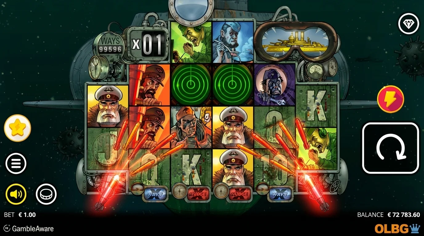 Das xBoot 2wei slot Torpedo Builder mechanic with xWays symbols