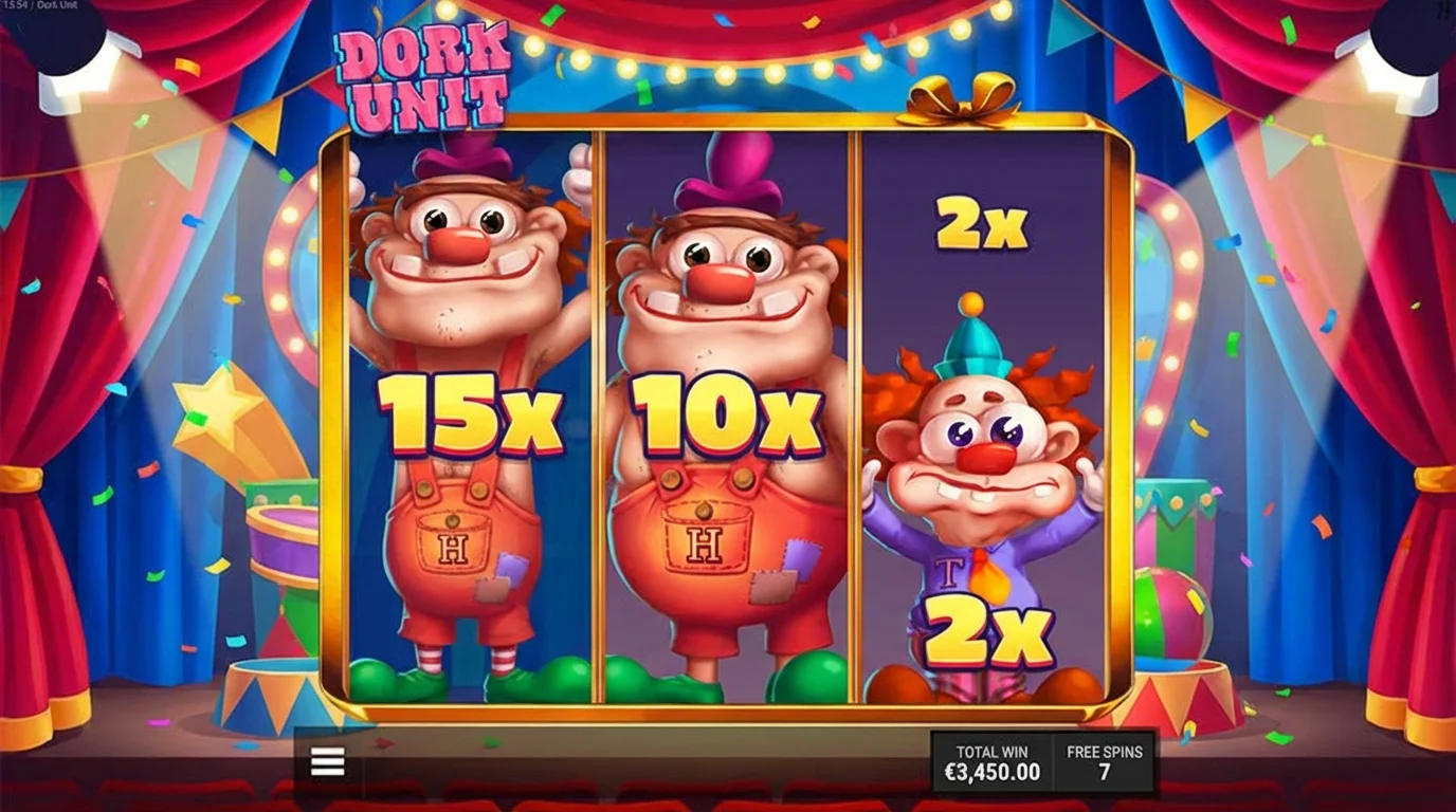 Dork Unit slot Dork Spins bonus feature with transformed Dork Reels