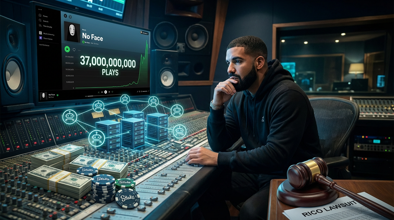 Drake Accused of Using $100M Stake Earnings to Fund 37 Billion Fake Spotify Streams