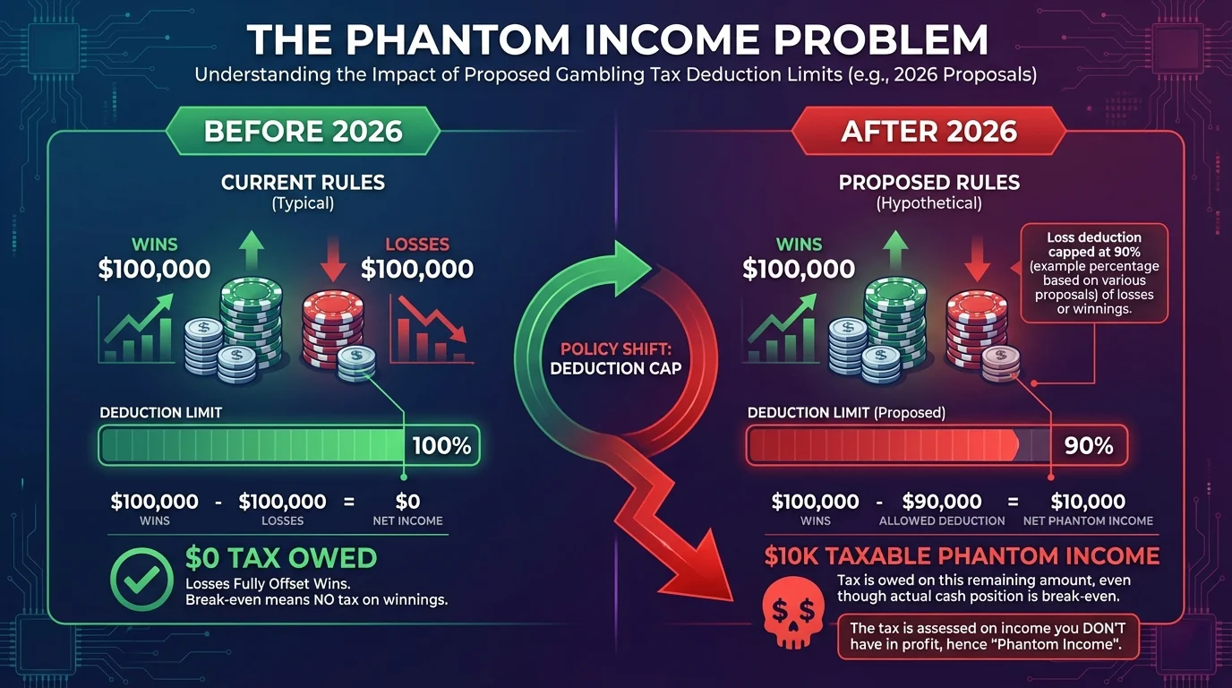 The Phantom Income Problem - Before and After 2026 Gambling Tax Deduction Changes