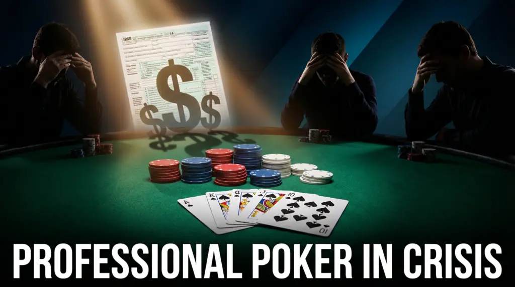 Professional Poker Players Facing Tax Crisis from 90% Gambling Loss Deduction Cap