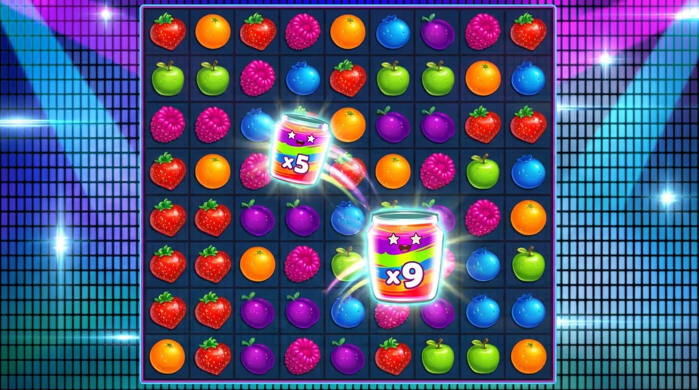 Jammin Jars slot Jam Jar Wild symbols with multipliers