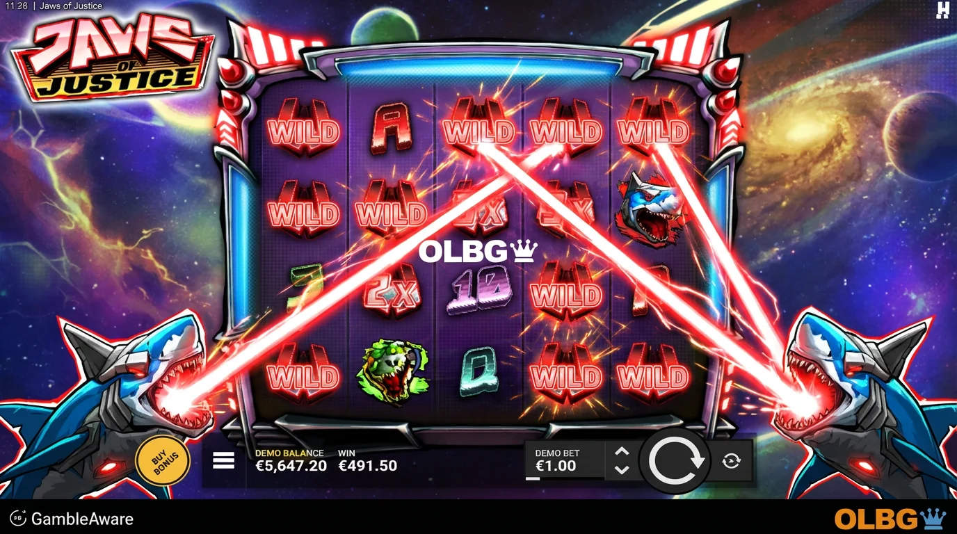 Jaws of Justice Killer Cosmos free spins bonus feature