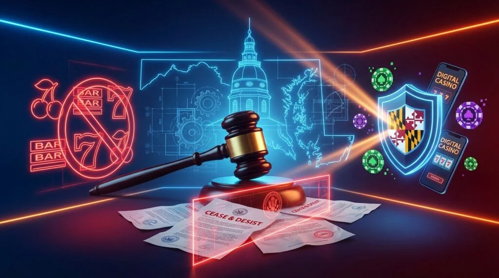 Maryland legislature moves to ban sweepstakes casinos after VGW ignores cease-and-desist orders