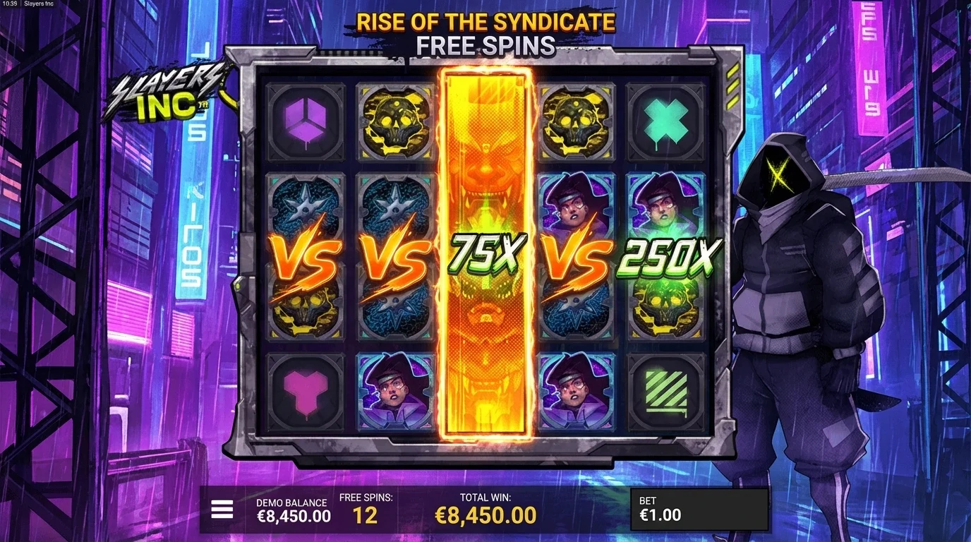 Slayers Inc Rise of the Syndicate bonus feature