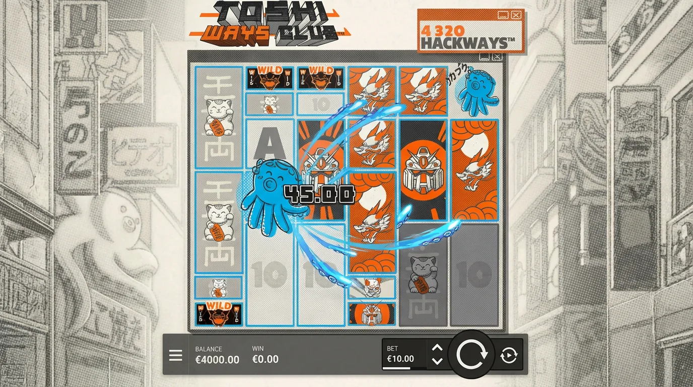 Toshi Ways Club slot Swap Symbol octopus mechanic