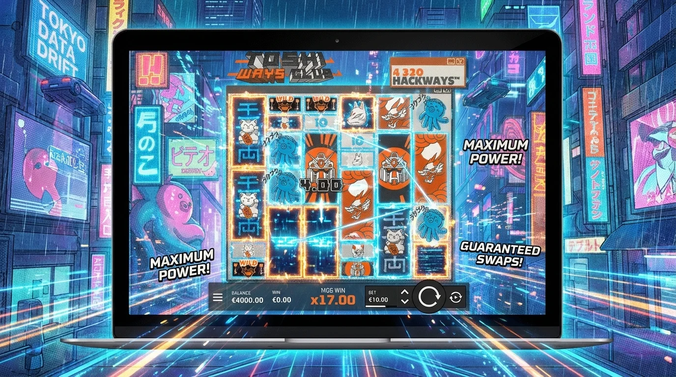 Toshi Ways Club slot Tokyo Data Drift ultimate bonus feature