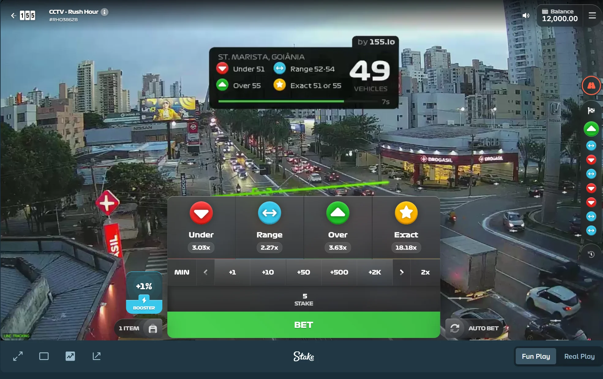 cctv game stake rush hour