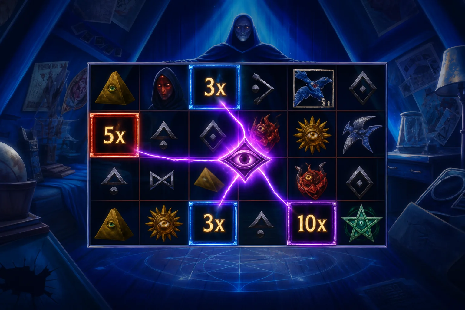 Secret Order Coloured Frames and Collector multiplier mechanic