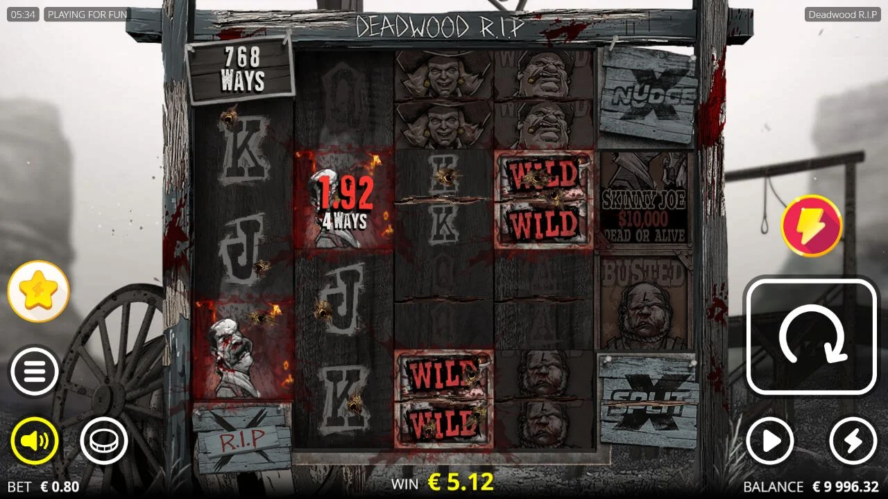 Real Deadwood R.I.P. demo wild transformation win