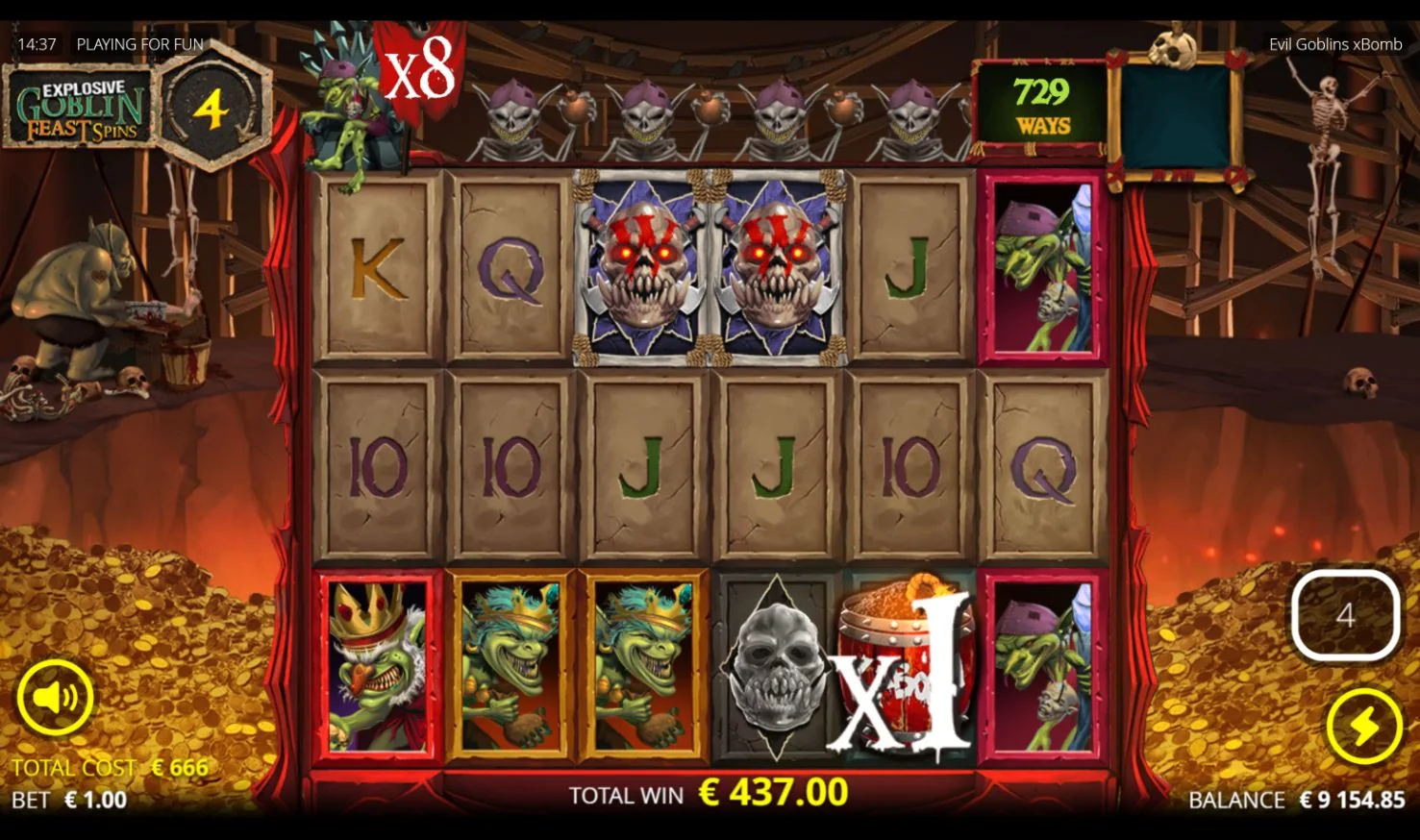 Evil Goblins xBomb Nolimit City: Evil Goblins xBomb Explosive Goblin Feast reset at x8