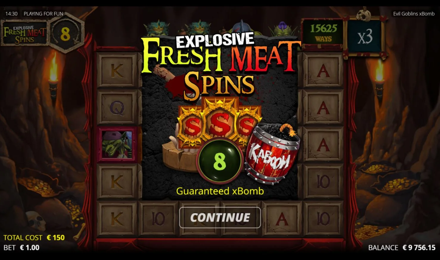 Evil Goblins xBomb Nolimit City: Evil Goblins xBomb Explosive Fresh Meat Spins intro