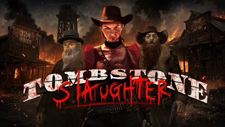Tombstone Slaughter Nolimit City slot featured artwork